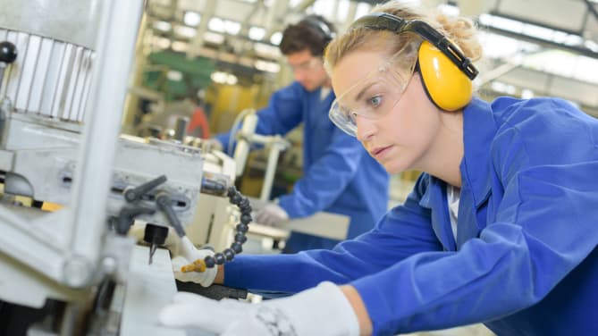Woman Working