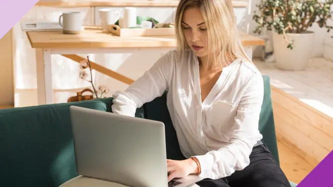 Candidate staring at a computer, illustrating the experience of being ghosted by a recruiter