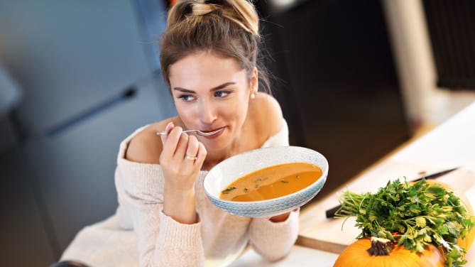 Woman Cooking