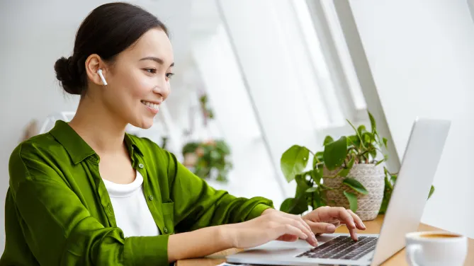 Woman on laptop