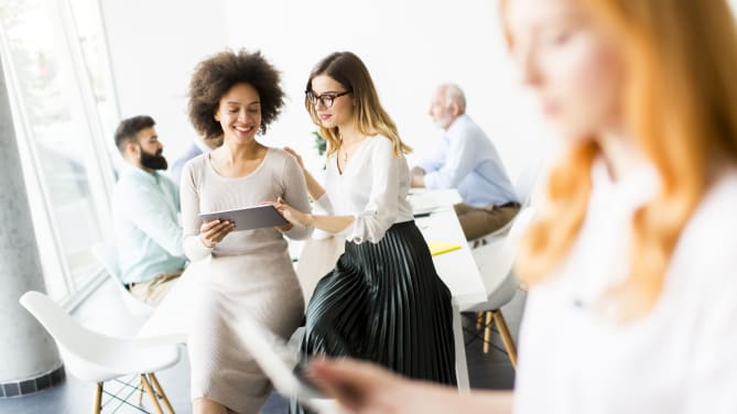 Women at work 