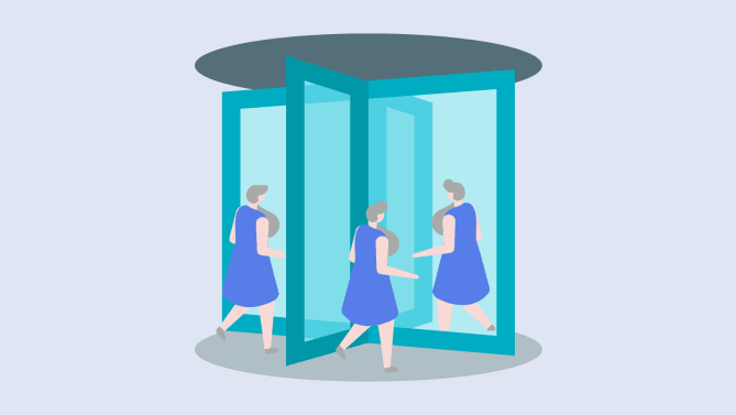 revolving door