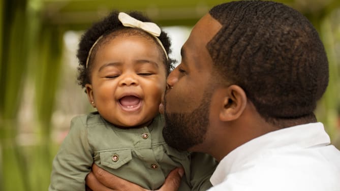 Father and daughter