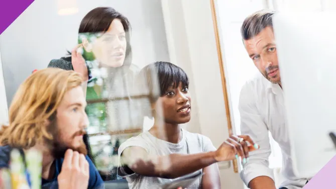 Image of a professional team, illustrating how to challenge stereotypes in male-dominated industries