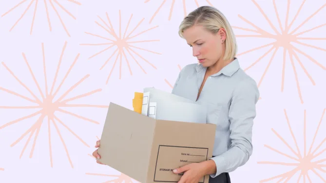 a woman who was laid off