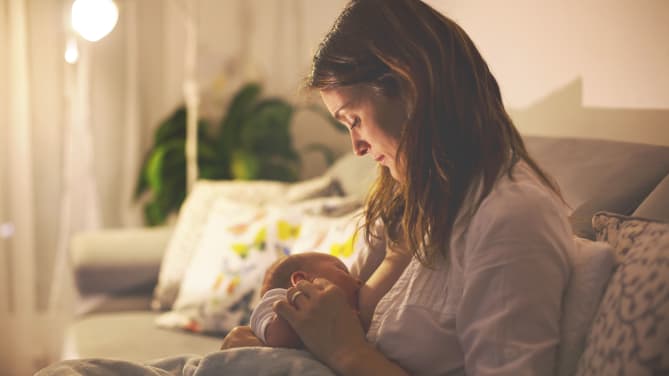 Woman Breastfeeding