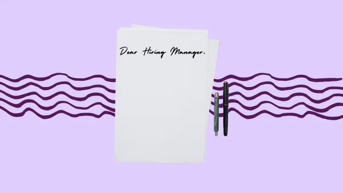 cover letter draft