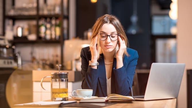 Stressed Woman