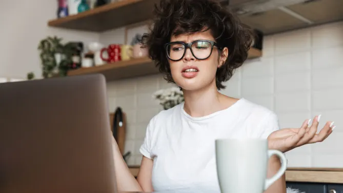 Frustrated woman