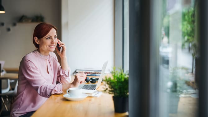 Woman at work 