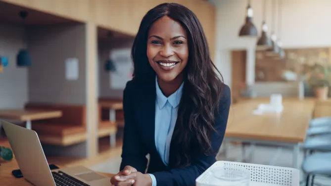 Woman Working in Finance