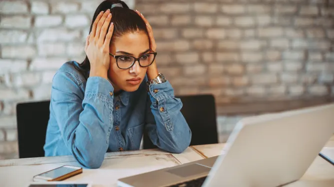 Woman at work
