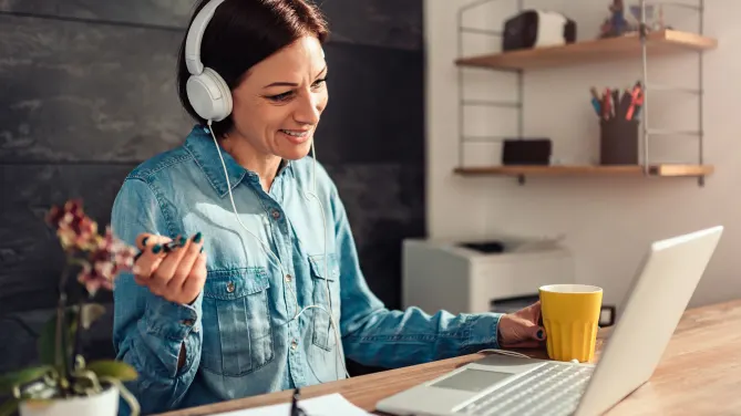 Woman on laptop