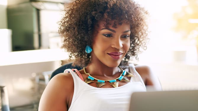 Woman on laptop