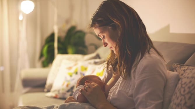 Woman Breastfeeding