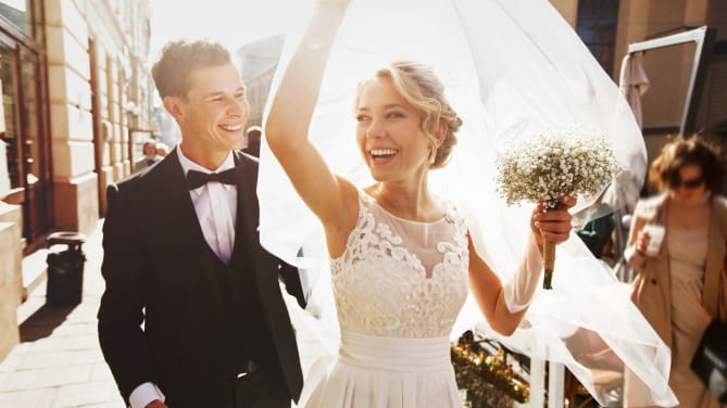 bride and groom