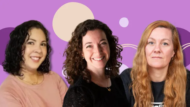 Erica Hall, Ellen Loeshelle, Natalia von Oertel. and Photos courtesy of Qualtrics.