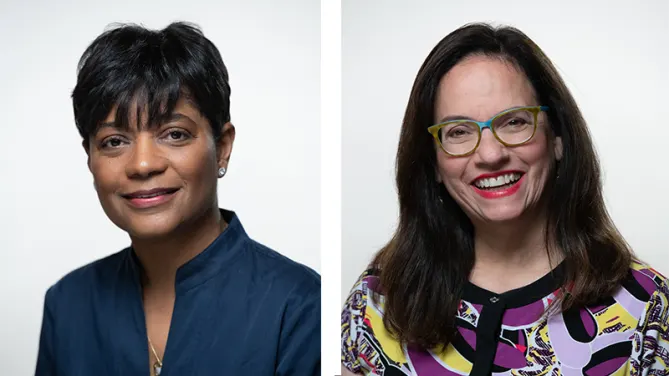 Dr. Cristina Thomas and Jackie Berry