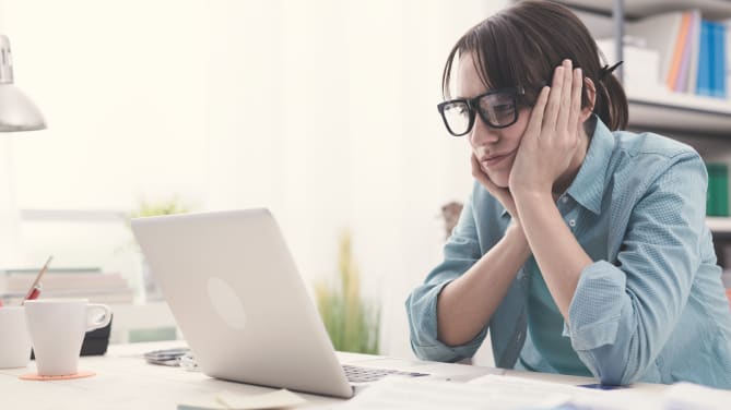 woman who's been laid off