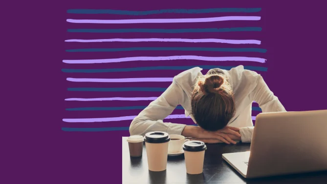 tired woman