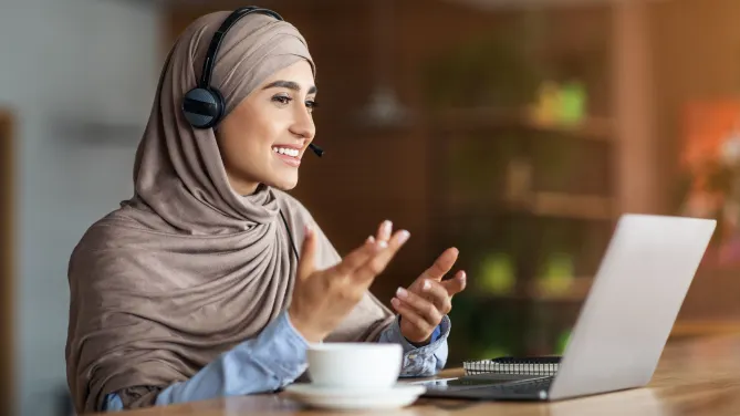 Woman on laptop