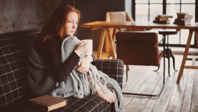 Woman with PCOS