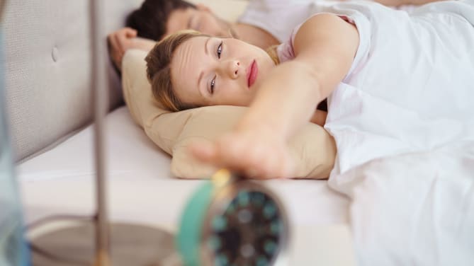 Woman Waking Up