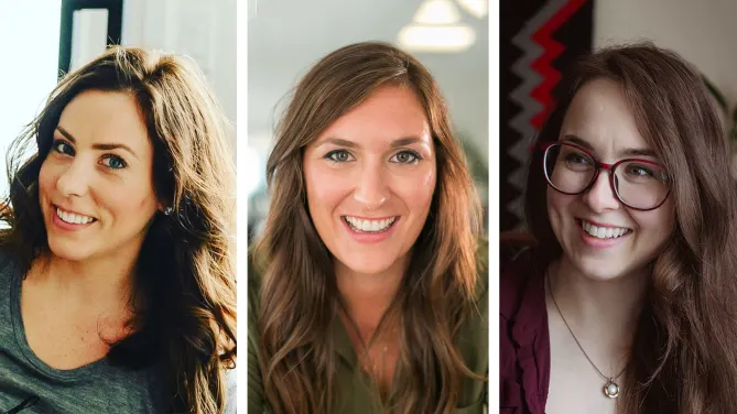 Sara Anderson, Lara Gibbons, and Aerica Lovett.