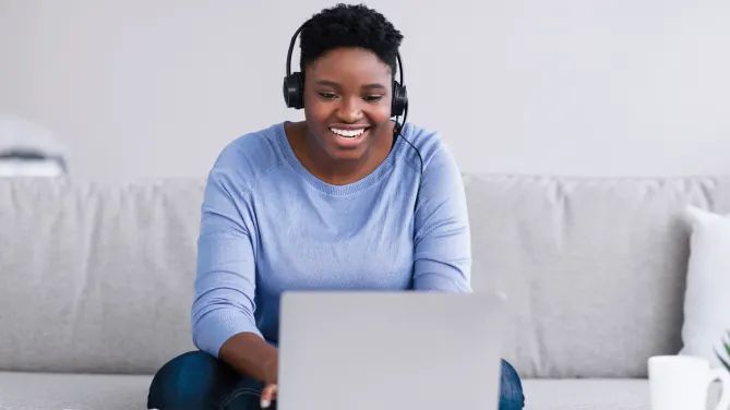 Woman on laptop