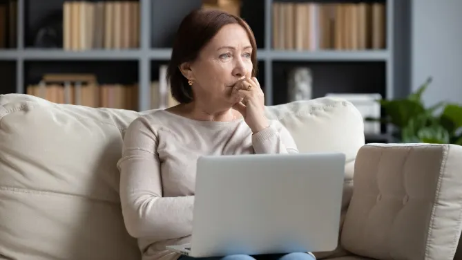 Stressed working mom
