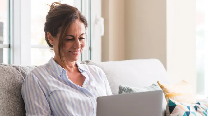 Woman on laptop