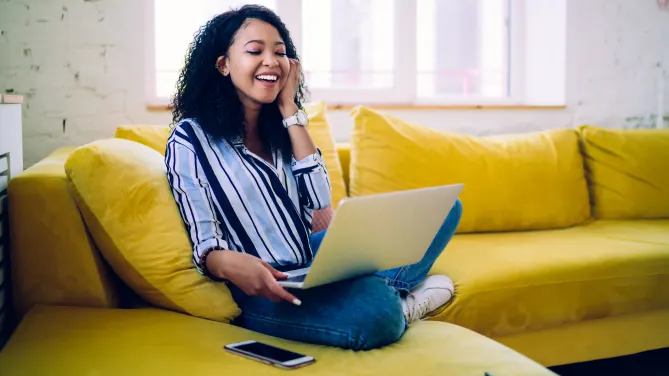 Woman on laptop