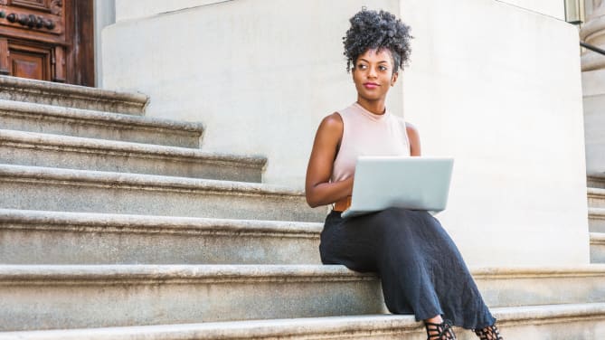 diverse woman at work