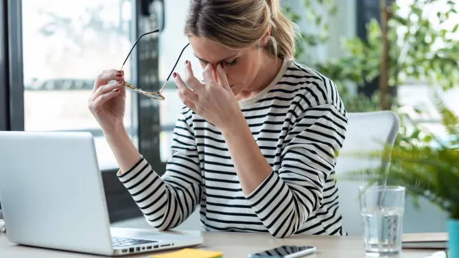 Woman on laptop