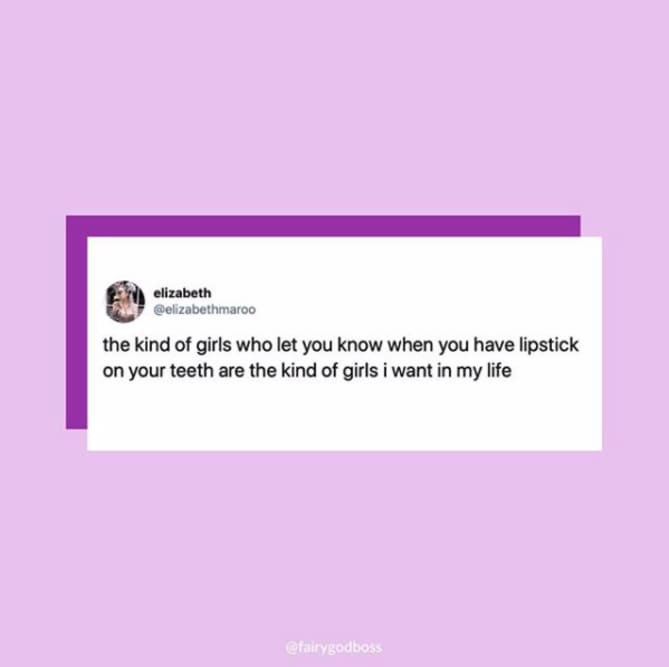 Women supporting women at it's best