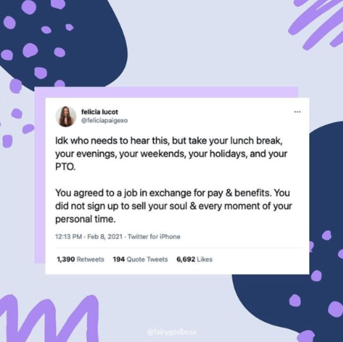 Now THIS is work-life balance.