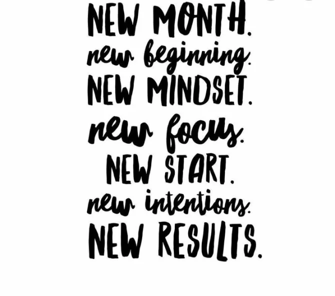 As we enter a new month ....