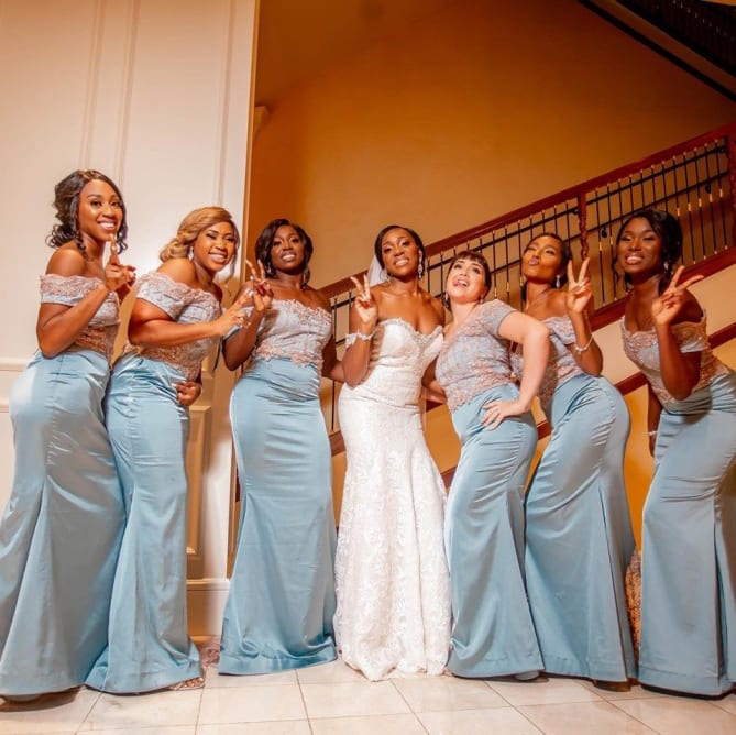 No one said bridesmaid duty was easy but these ladies were nothing short of supportive.