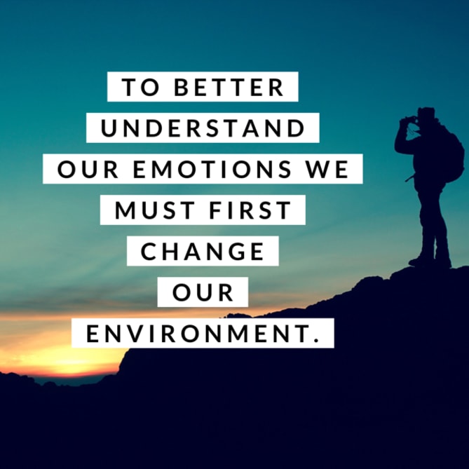 There is a difference between controlling our emotions and understanding our emotions.