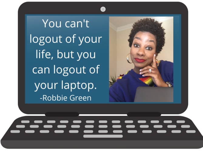 We set boundaries to protect our children, boundaries play the same role in our lives as working parents.