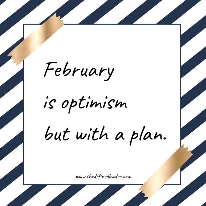 A love note to February if you will.