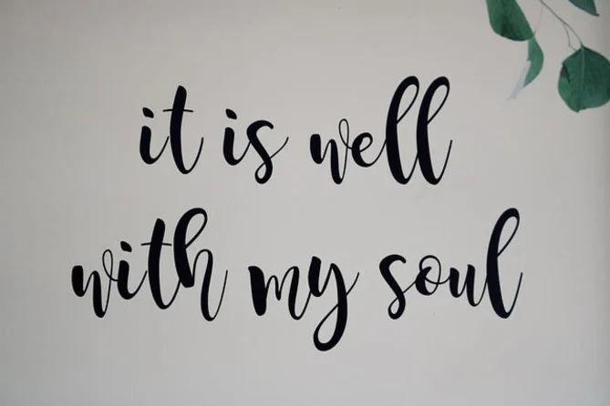 All is well with me