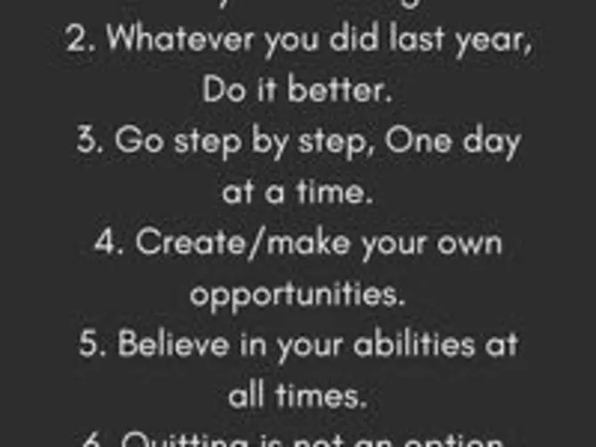 Be better!