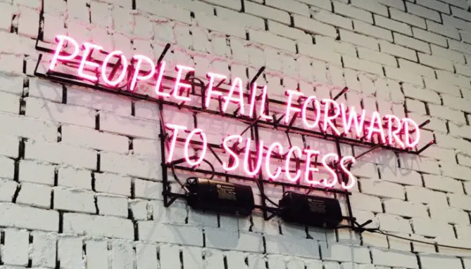 Allow people on your team to fail forward to success.
