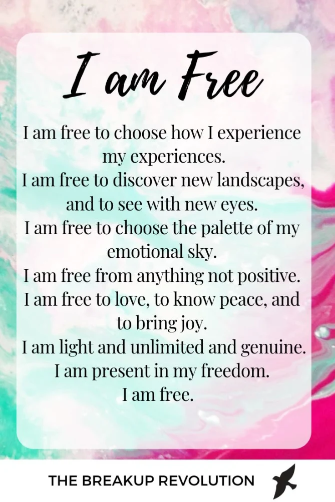 I am free
