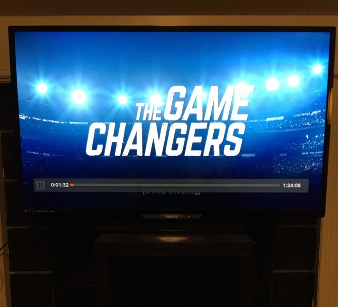 Anyone watch THE GAME CHANGERS on Netflix yet?