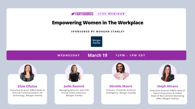 Join us today at 12 PM EDT for an FGB Live webinar with Morgan Stanley!