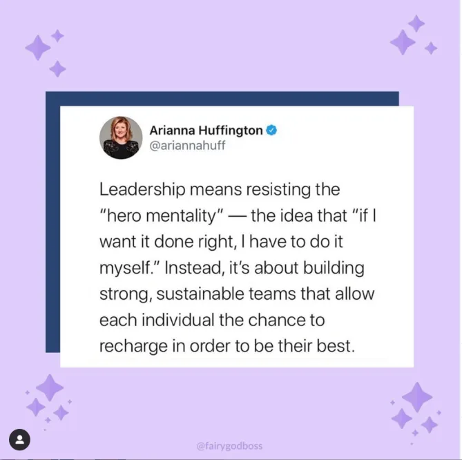 Don't be a hero.