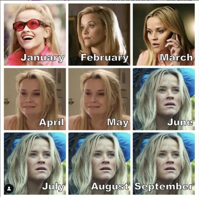 2020, as told by Reese Witherspoon memes