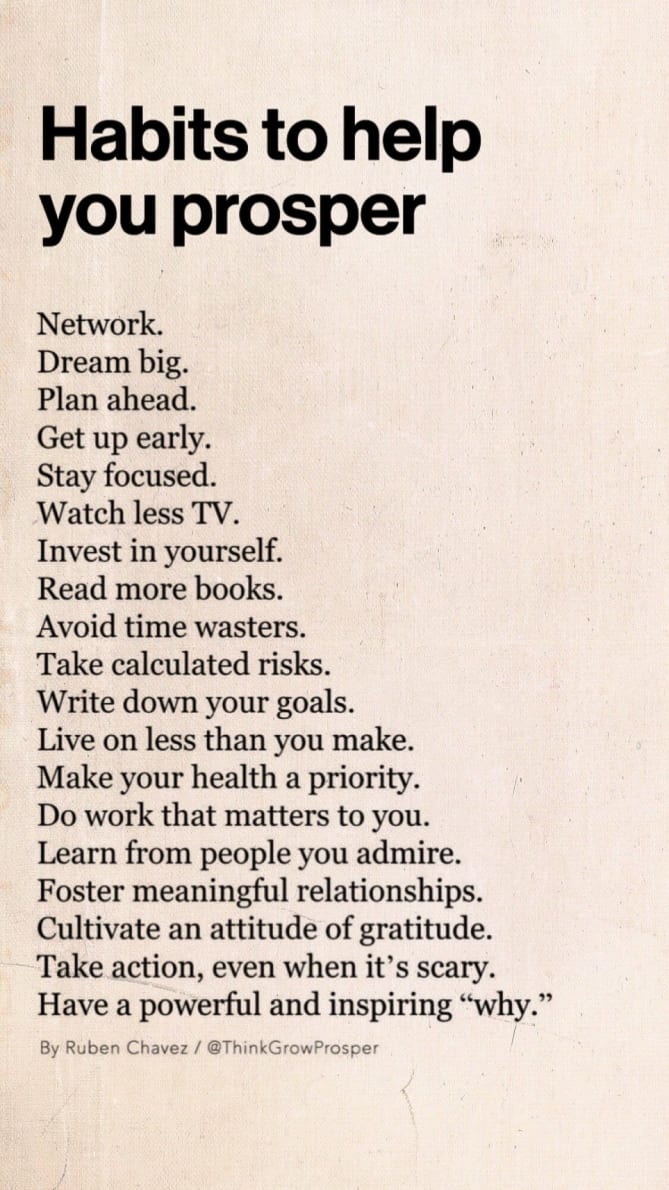 Habits are being created during this quarantine.
